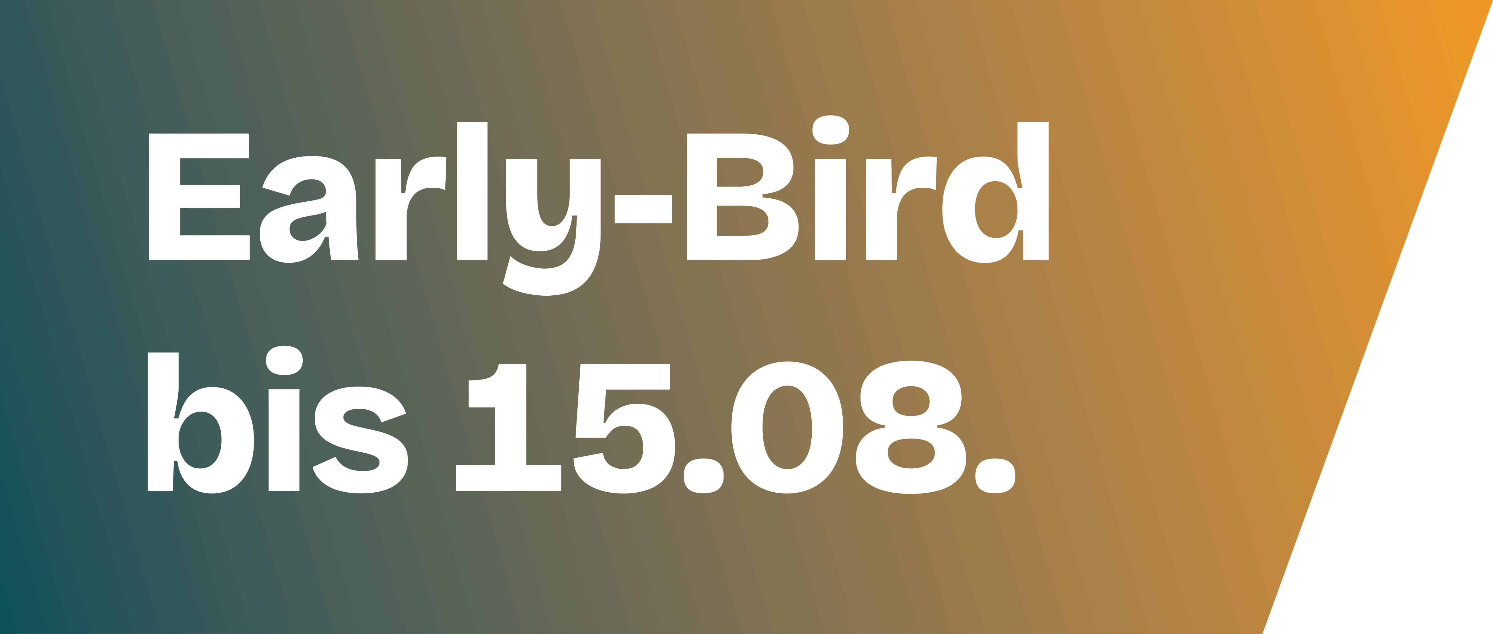 Button Early-Bird, Verlinkung Anmeldeformular
